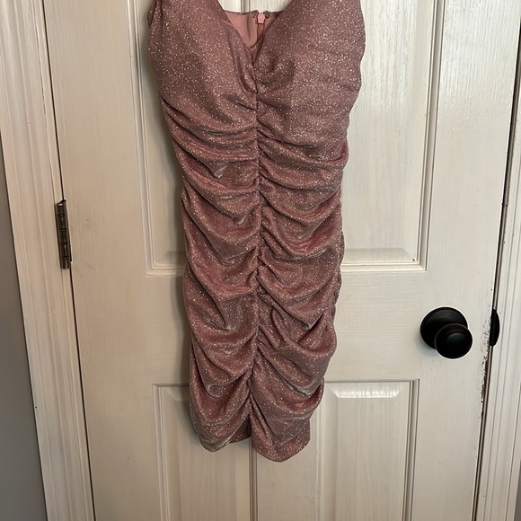 Jump Apparel pink Metallic dress - Picture 2 of 9